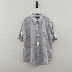 Christian Dior Monsieur Plaid Button‎ Down Shirt 17.5 XL Classiccore Business